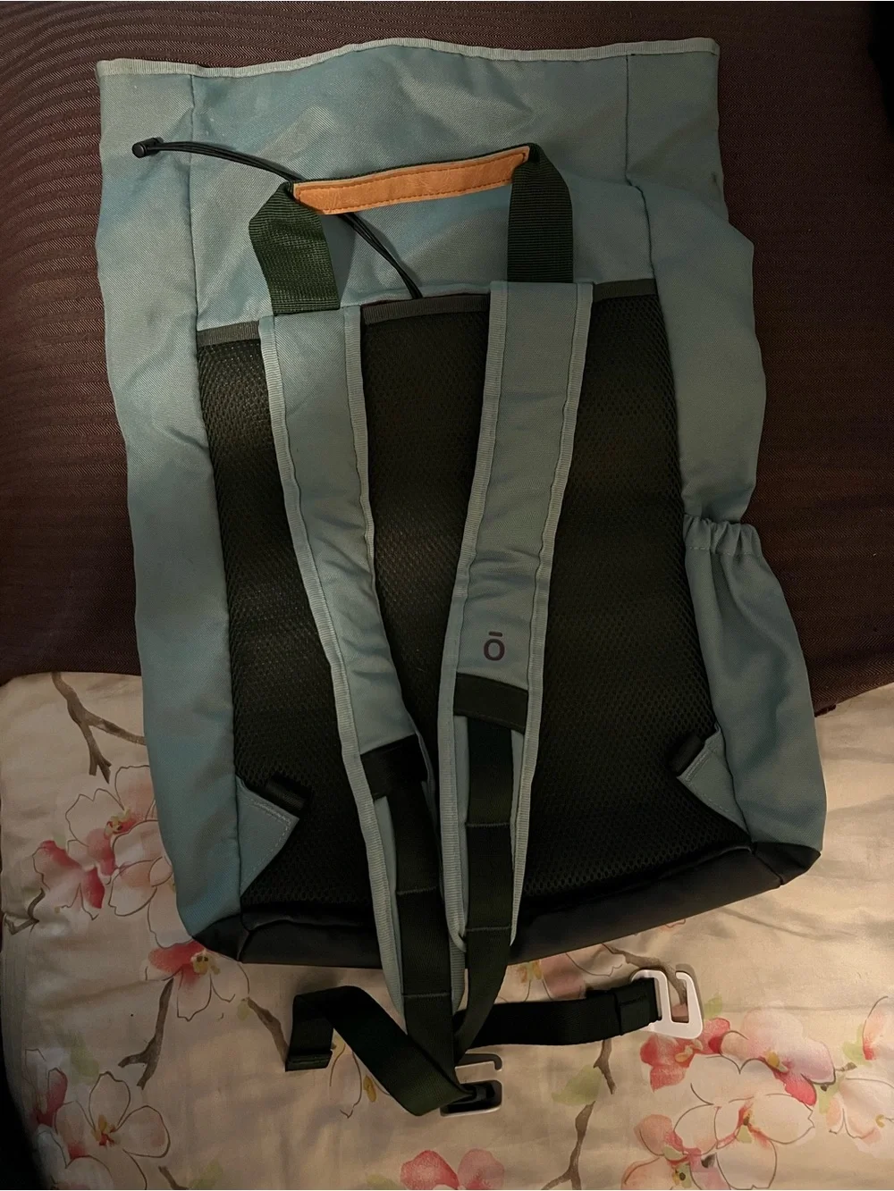 doTERRA Eco-Accessory 40L Recycled Polyester Hiking Backpack Green/Black Zip